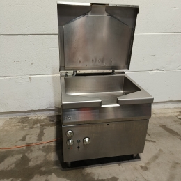 Gasgestookte braadslede elektrisch kantelbaar